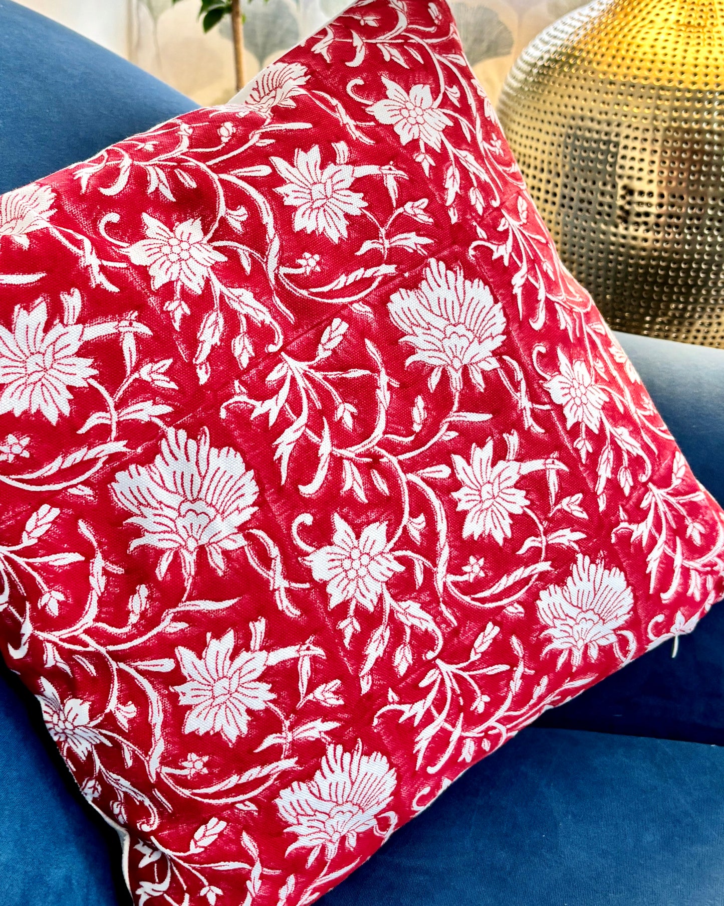 مفارش طاولة الطعام "كوبو" | مجموعة من قطعتين | باللونين الأسود والأحمر