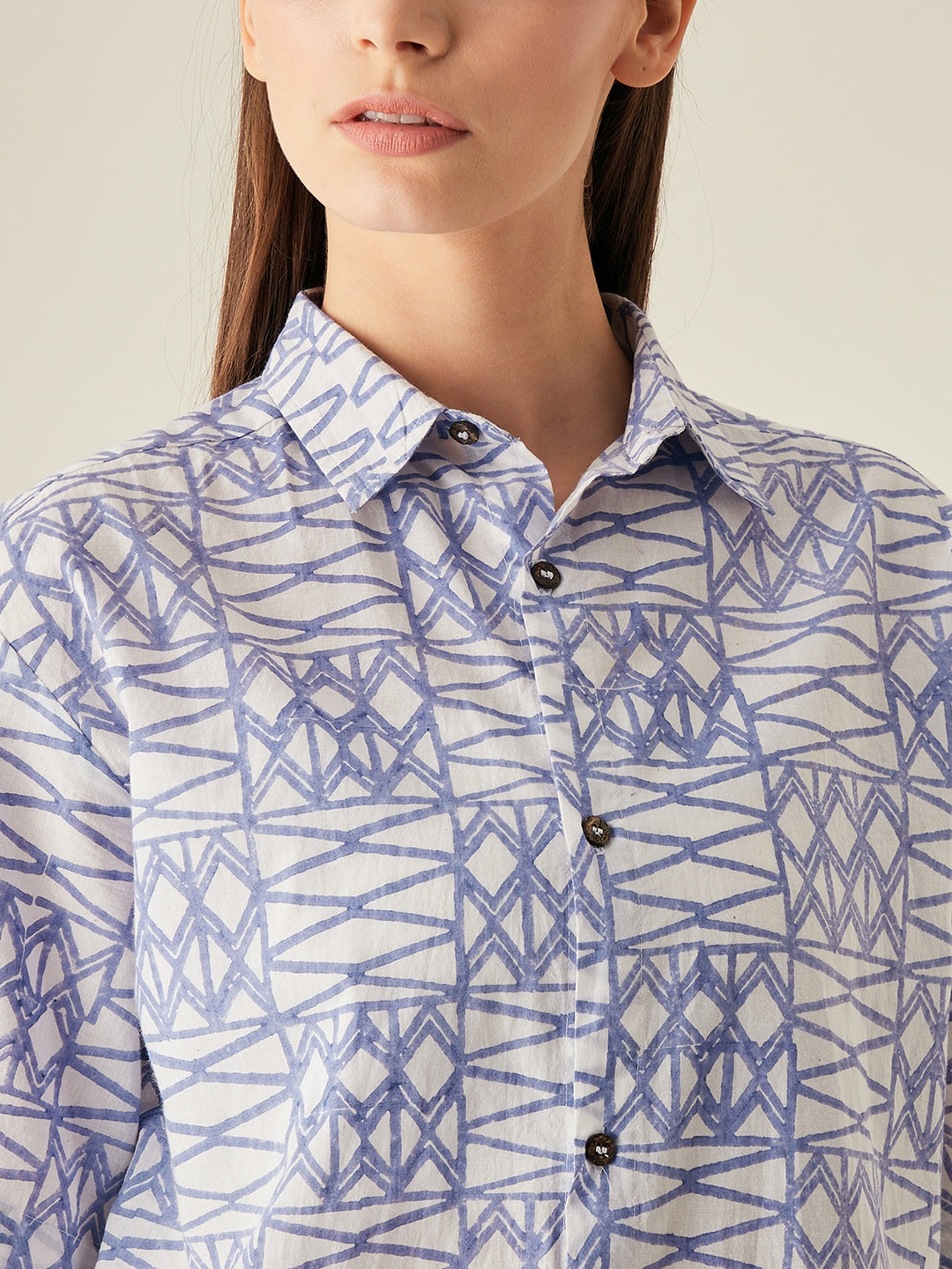 Oversize shirt for women | Lilac