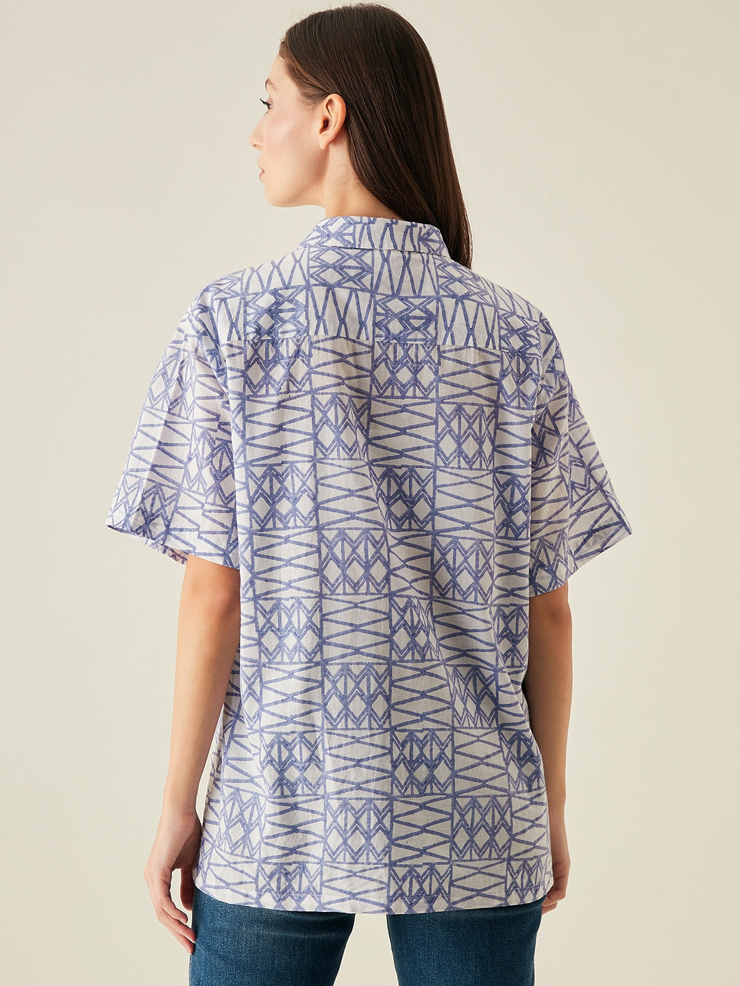 Oversize shirt for women | Lilac