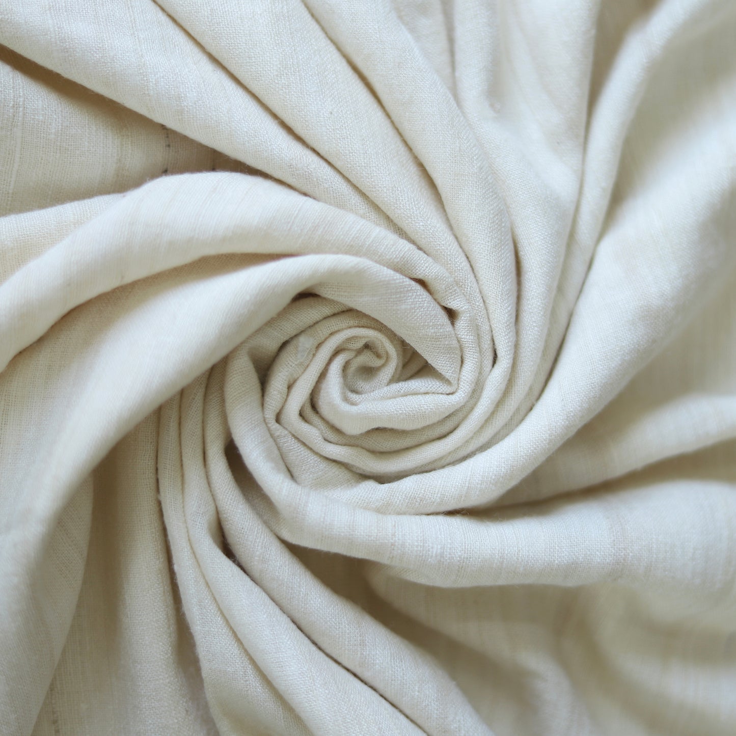 Pure Eri Silk Fabric | Ahimsa Silk Fabric | Off- white
