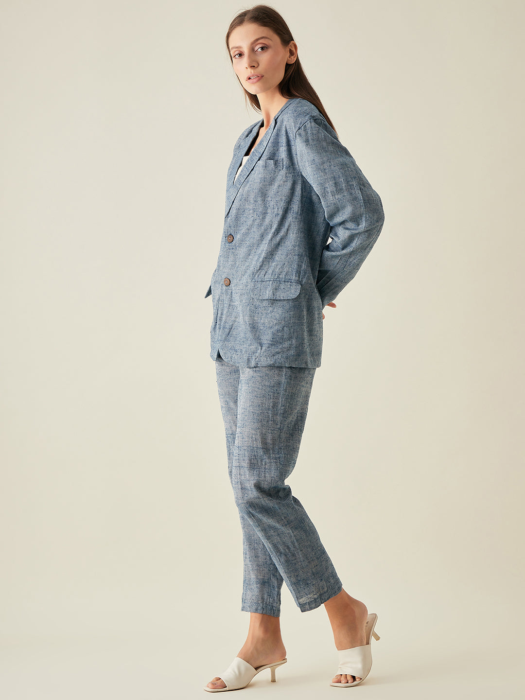 Oversized Blazer in Blue for Women
