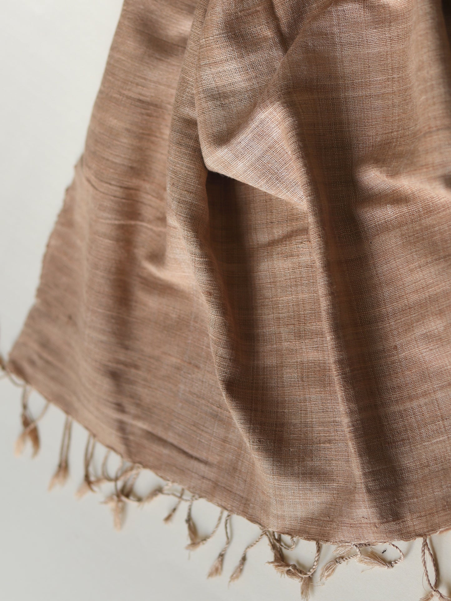 Ahimsa Silk Scarf in brown