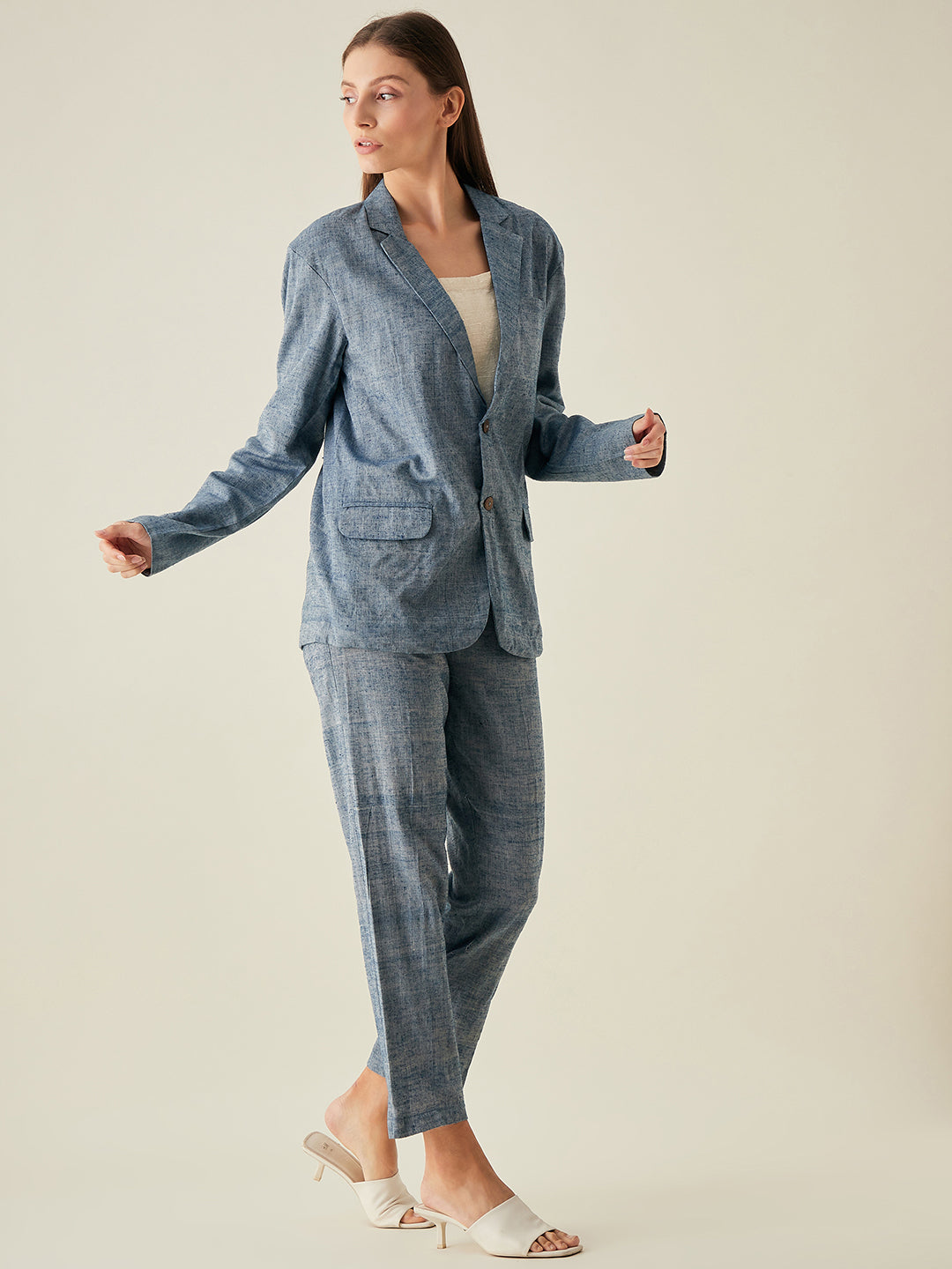 Oversized Blazer in Blue for Women