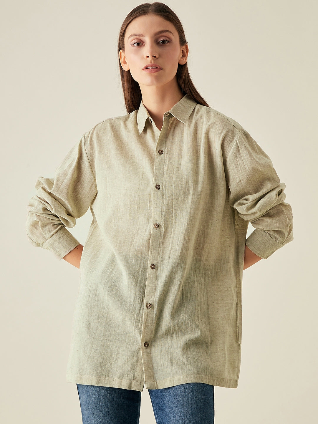 Organic Cotton Oversized Shirt for Women