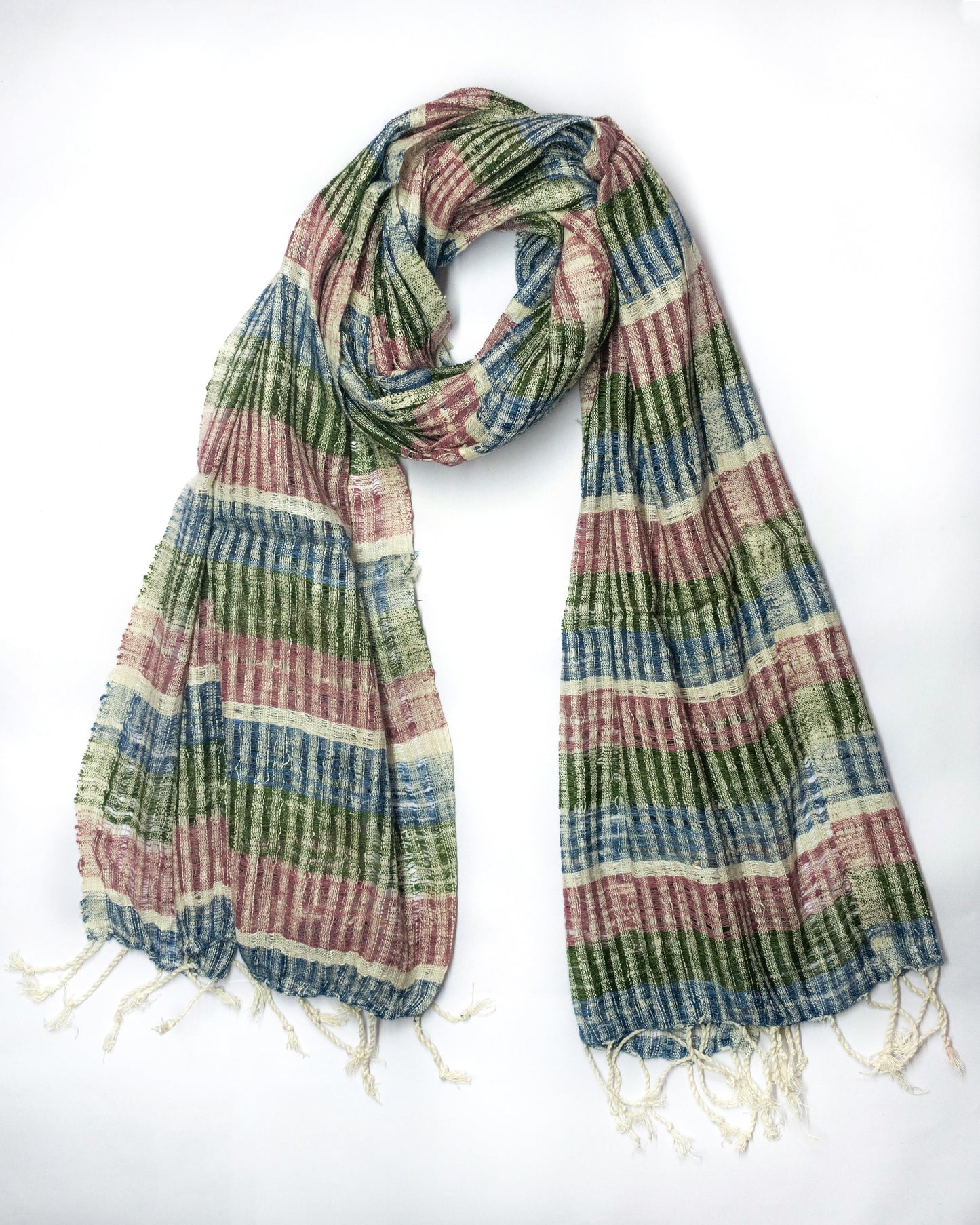 Rainbow In The Sky Peace Silk Scarf