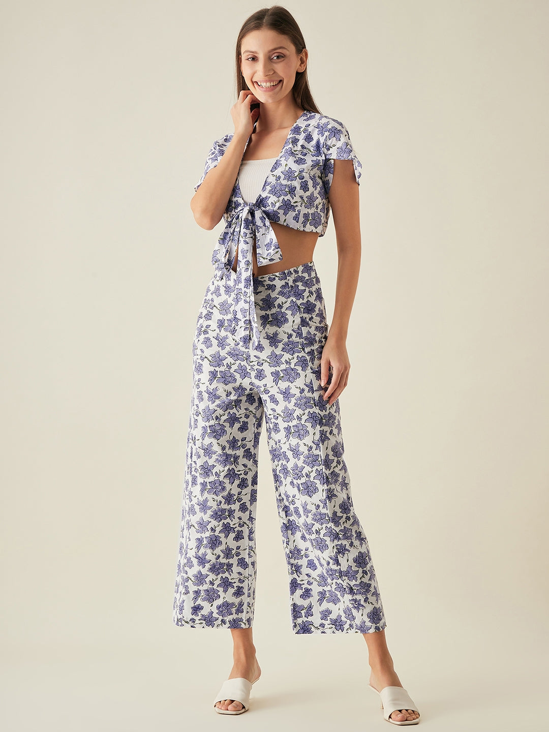 Wide-leg pants for women | Lilac