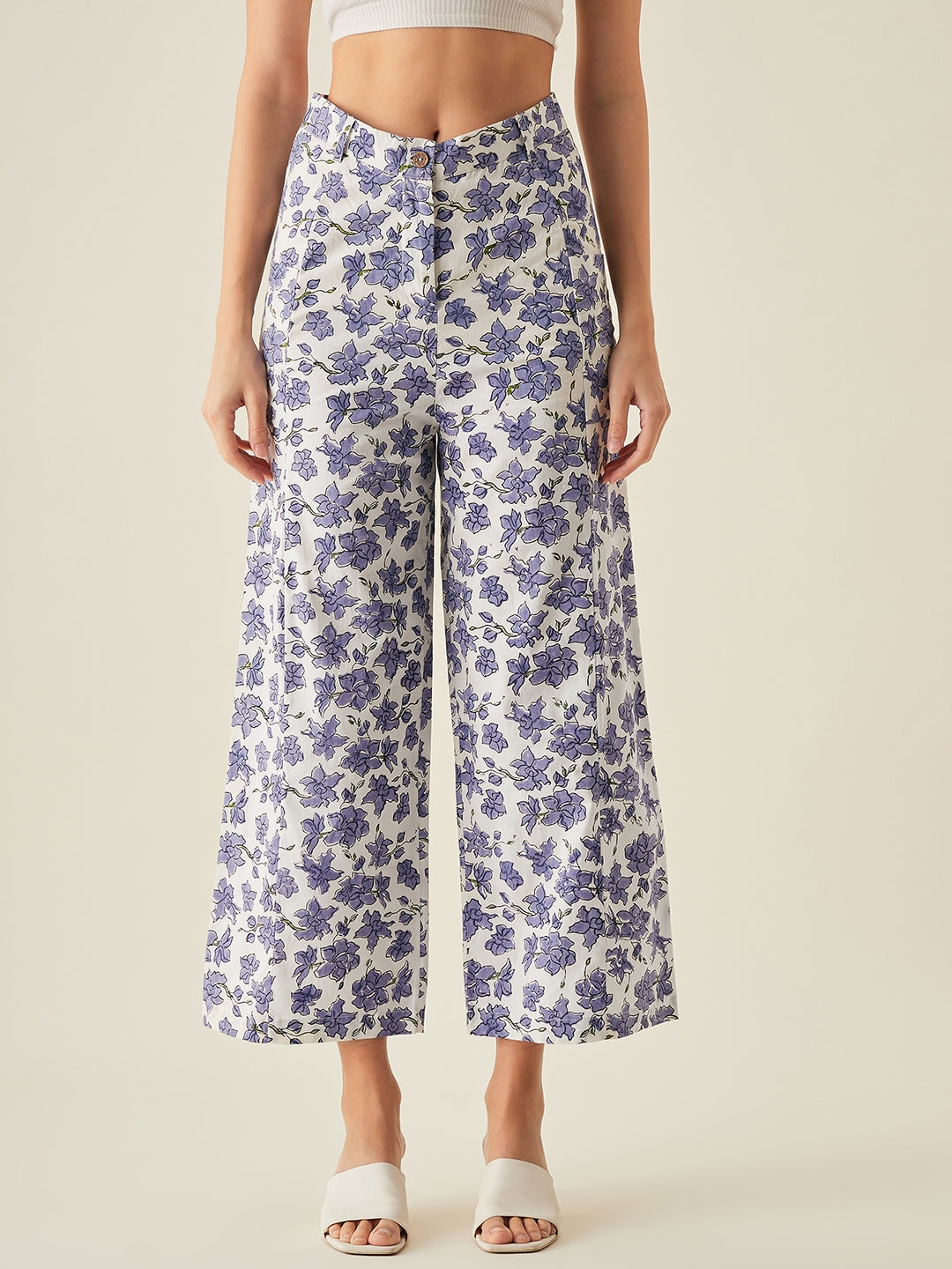 Wide-leg pants for women | Lilac