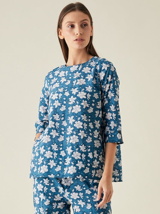 Short Tunic for women | Blue