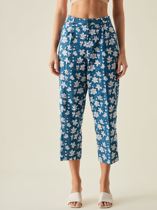 Regular pants for women | Blue