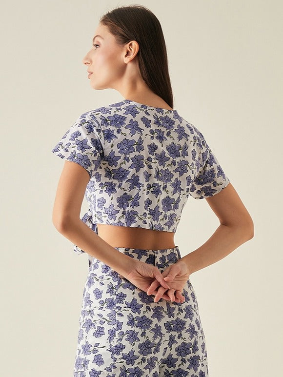 Crop top for women | Lilac