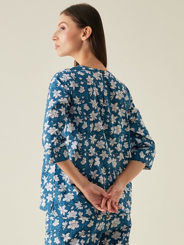 Short Tunic for women | Blue