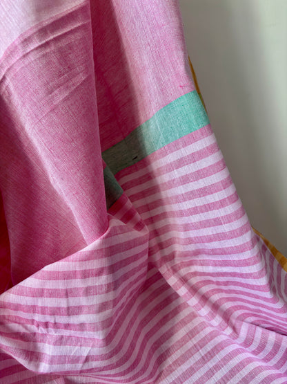 lightweight cotton saree for work 