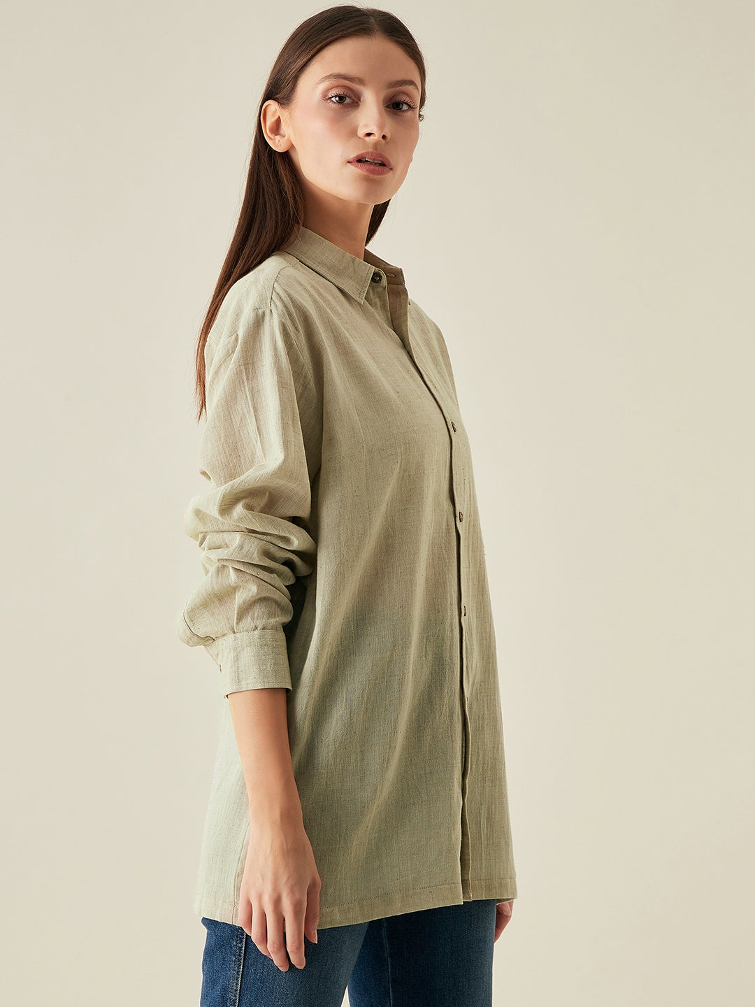 Organic Cotton Oversized Shirt for Women
