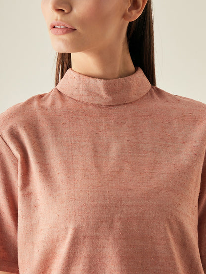 Turtleneck Top with half sleeves for Women