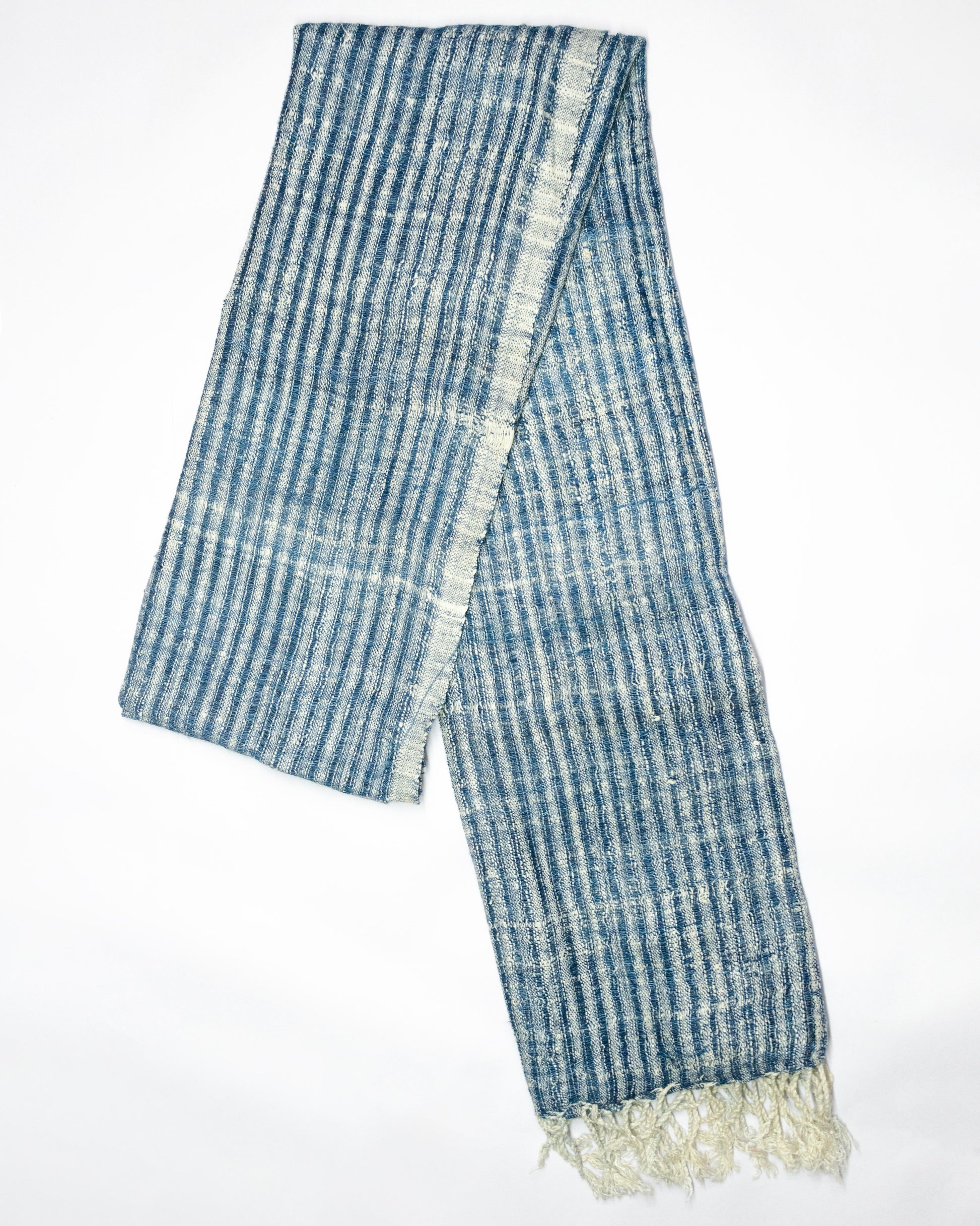Wild Rain Peace Silk Scarf in blue