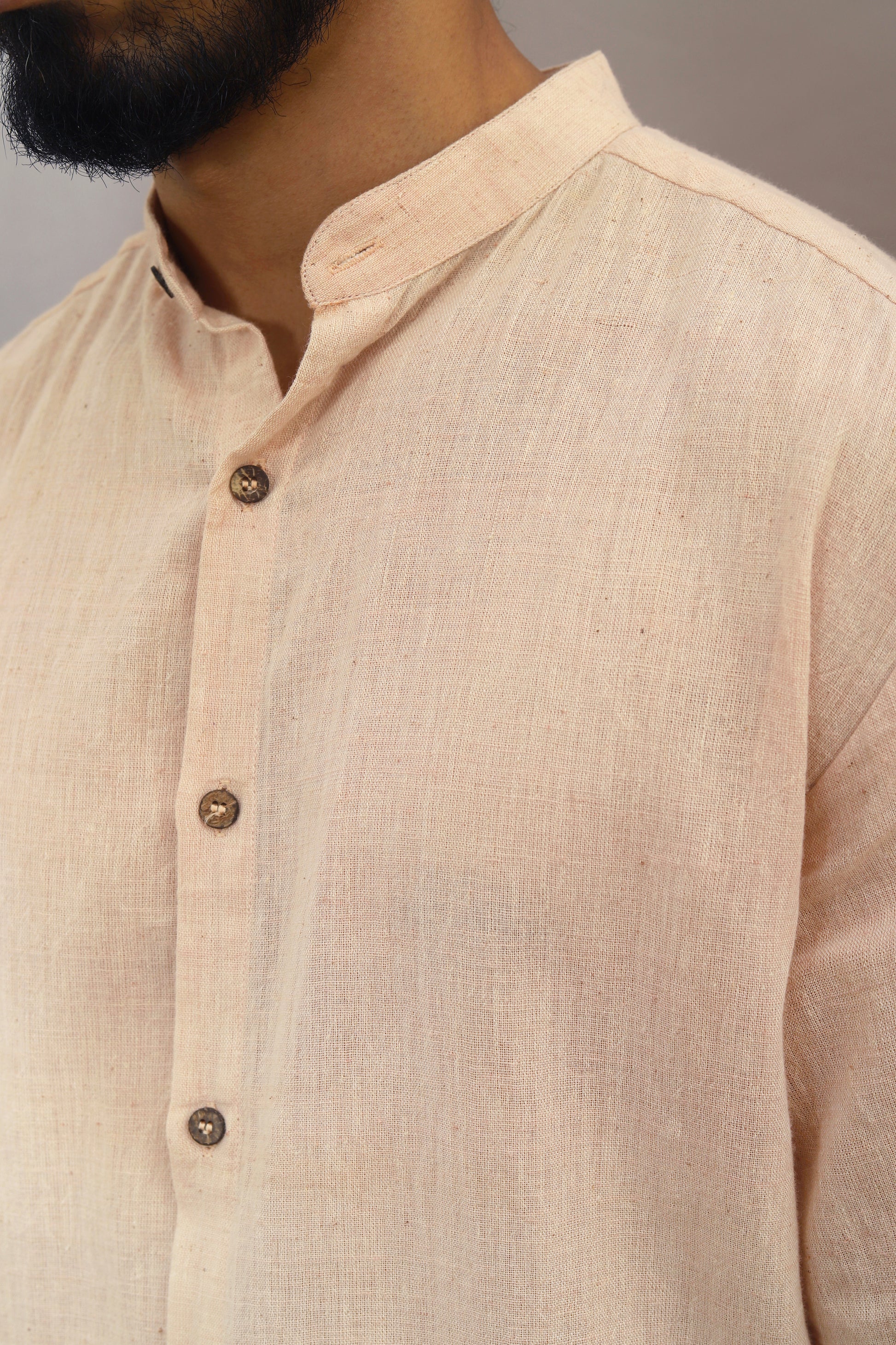 Pink half sleeved shirt for Men
