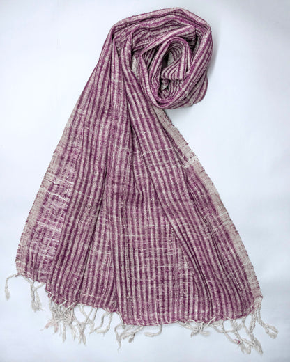 When Lilacs Last Peace Silk Scarf in Pink