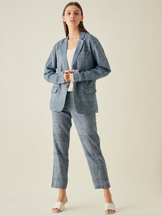 Oversized Blazer in Blue for Women