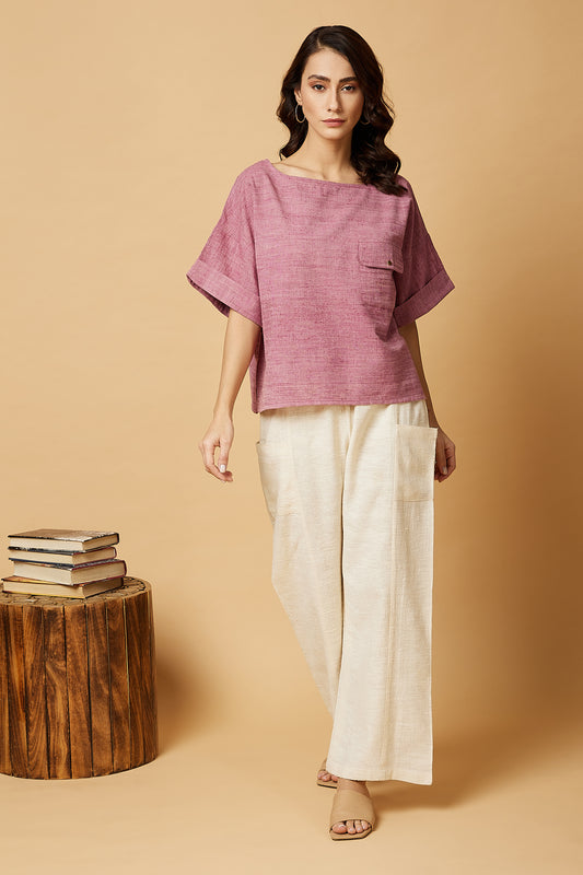Oversized top in Pink for Women