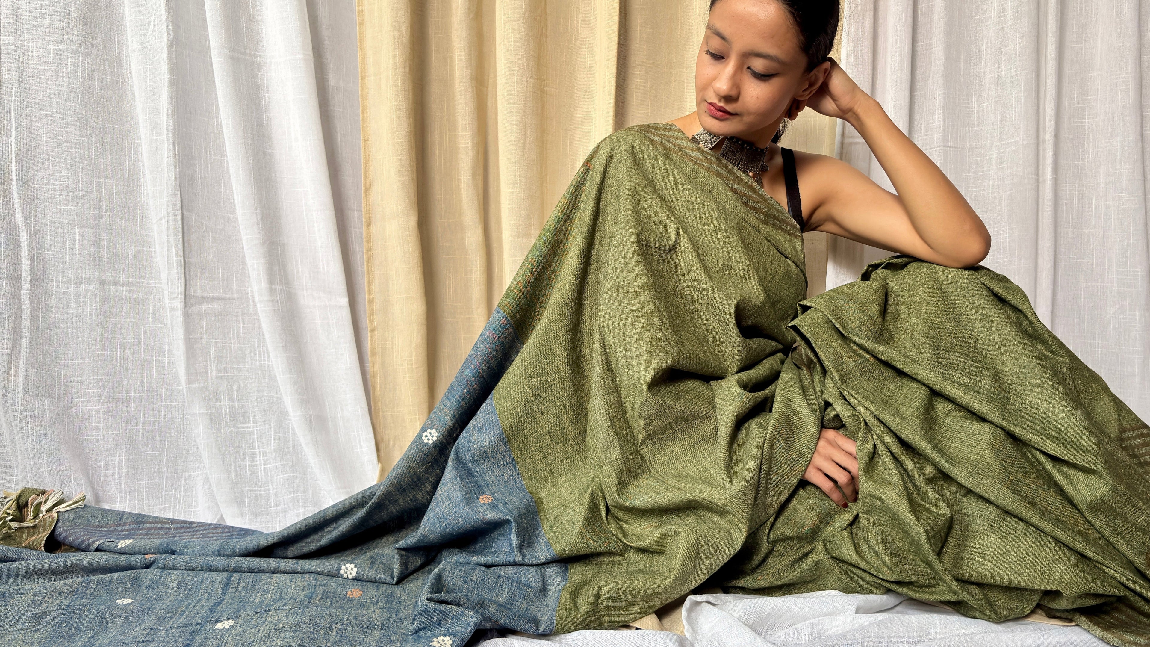 How to drape a silk saree by brand Arras