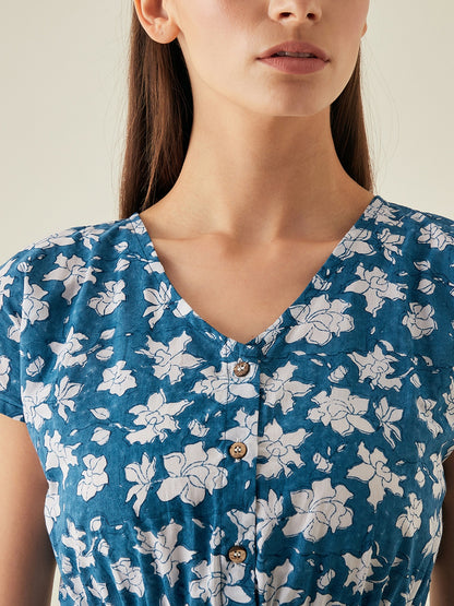 modest long dress for summer holidays